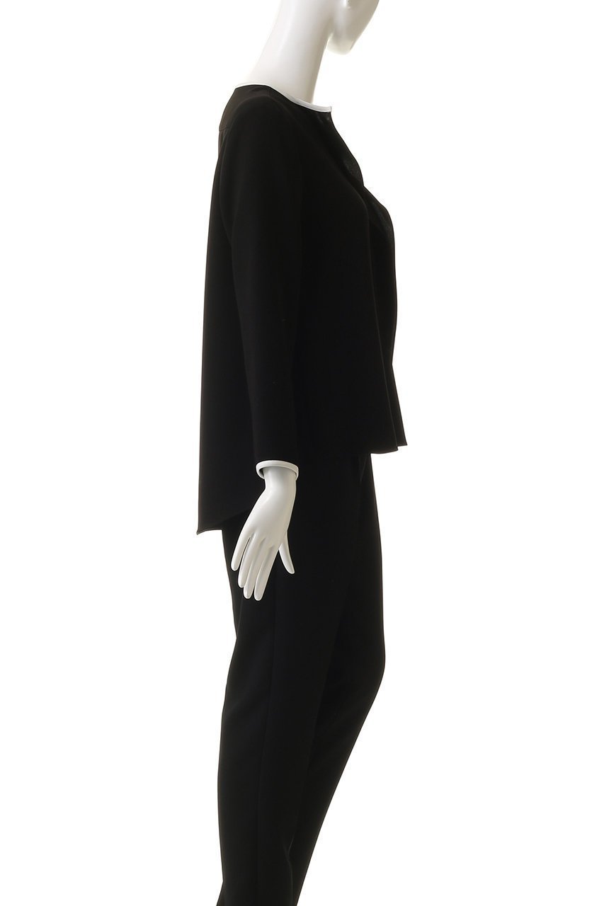 【エムフィル/M Fil】のトリアセ シャープフリル バイカラーブラウス 人気、トレンドファッション・服の通販 founy(ファニー) ファッション Fashion レディースファッション Fashion for Women トップス・カットソー Cut & Sew Tops シャツ・ブラウス・オフィスカジュアル Elegant Blouses & Button-Ups エアリー Airy Texture スリーブ Sleeve, Long Sleeve / Short Sleeve パイピング Piping, Trim Design フリル Frill, Ruffle ロング Long, Long-Length エレガント 上品 Elegant 人気 Popular, Best Seller other-3|ID: prp329100004901707 ipo3291000000036680499