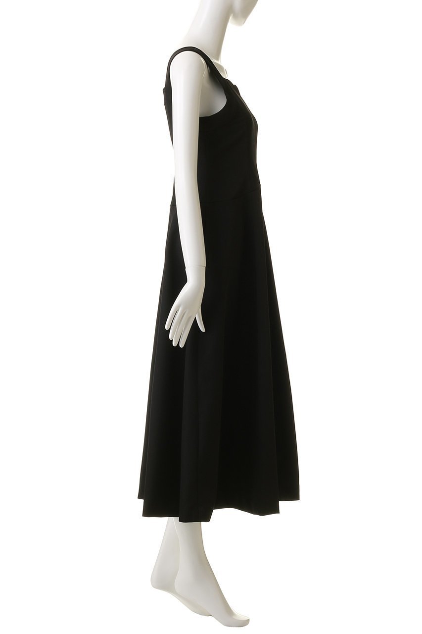 【ランバン オン ブルー/LANVIN en Bleu】のマットサテンフレアワンピース 人気、トレンドファッション・服の通販 founy(ファニー) 　ファッション　Fashion　レディースファッション　Fashion for Women　ワンピース　Dresses　チュニック　Tunic Tops & Dresses　オケージョン　Occasion Wear　サテン　Satin, Glossy Fabric　チュニック　Tunic, Long Top　フィット　Fit, Slim Fit　フレア　Flare, Flared　ロング　Long, Long-Length　エレガント 上品　Elegant　other-3|ID: prp329100004901718 ipo3291000000036711646