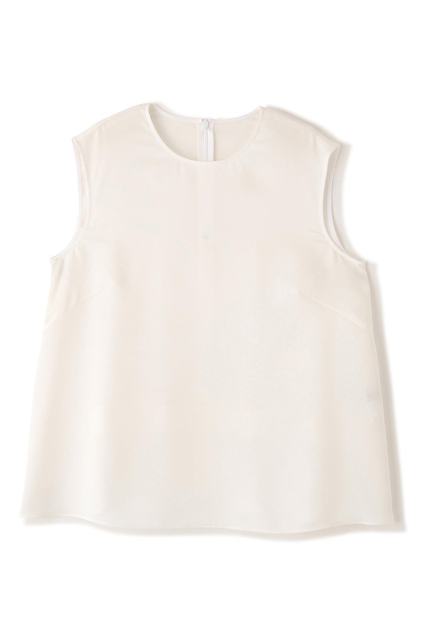 【アドーア/ADORE】のダルサテンブラウス インテリア・キッズ・メンズ・レディースファッション・服の通販 founy(ファウニー) 　ファッション　Fashion　レディースファッション　Fashion for Women　トップス・カットソー　Cut & Sew Tops　キャミソール&ノースリーブ　Camisoles & Sleeveless Tops　シャツ・ブラウス・オフィスカジュアル　Elegant Blouses & Button-Ups　インナー　Innerwear　カーディガン　Cardigan, Knitwear　サテン　Satin, Glossy Fabric　ジャケット　Jacket, Outerwear　ノースリーブ　Sleeveless, No-Sleeve　エレガント 上品　Elegant　ホワイト|ID: prp329100004901724 ipo3291000000036680646