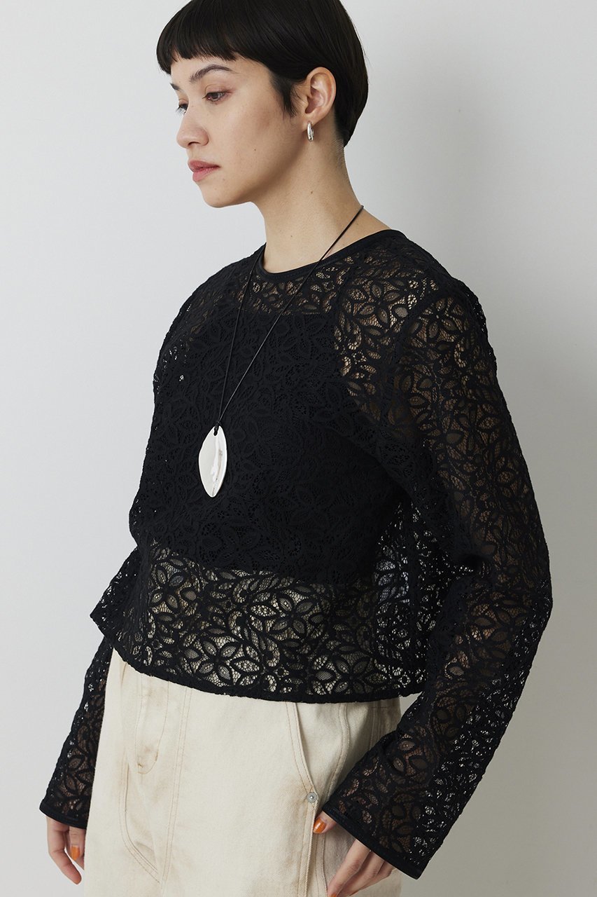 【ウィムガゼット/Whim Gazette】の【THE PAUSE】ボタニカルレースブラウス 人気、トレンドファッション・服の通販 founy(ファニー) ファッション Fashion レディースファッション Fashion for Women トップス・カットソー Cut & Sew Tops シャツ・ブラウス・オフィスカジュアル Elegant Blouses & Button-Ups おすすめ Recommended / Our Picks スリーブ Sleeve, Long Sleeve / Short Sleeve バランス Balance, Style Balance ボタニカル Botanical, Floral Pattern レース Lace, Lace Fabric ロング Long, Long-Length エレガント 上品 Elegant other-2|ID: prp329100004901733 ipo3291000000036680748