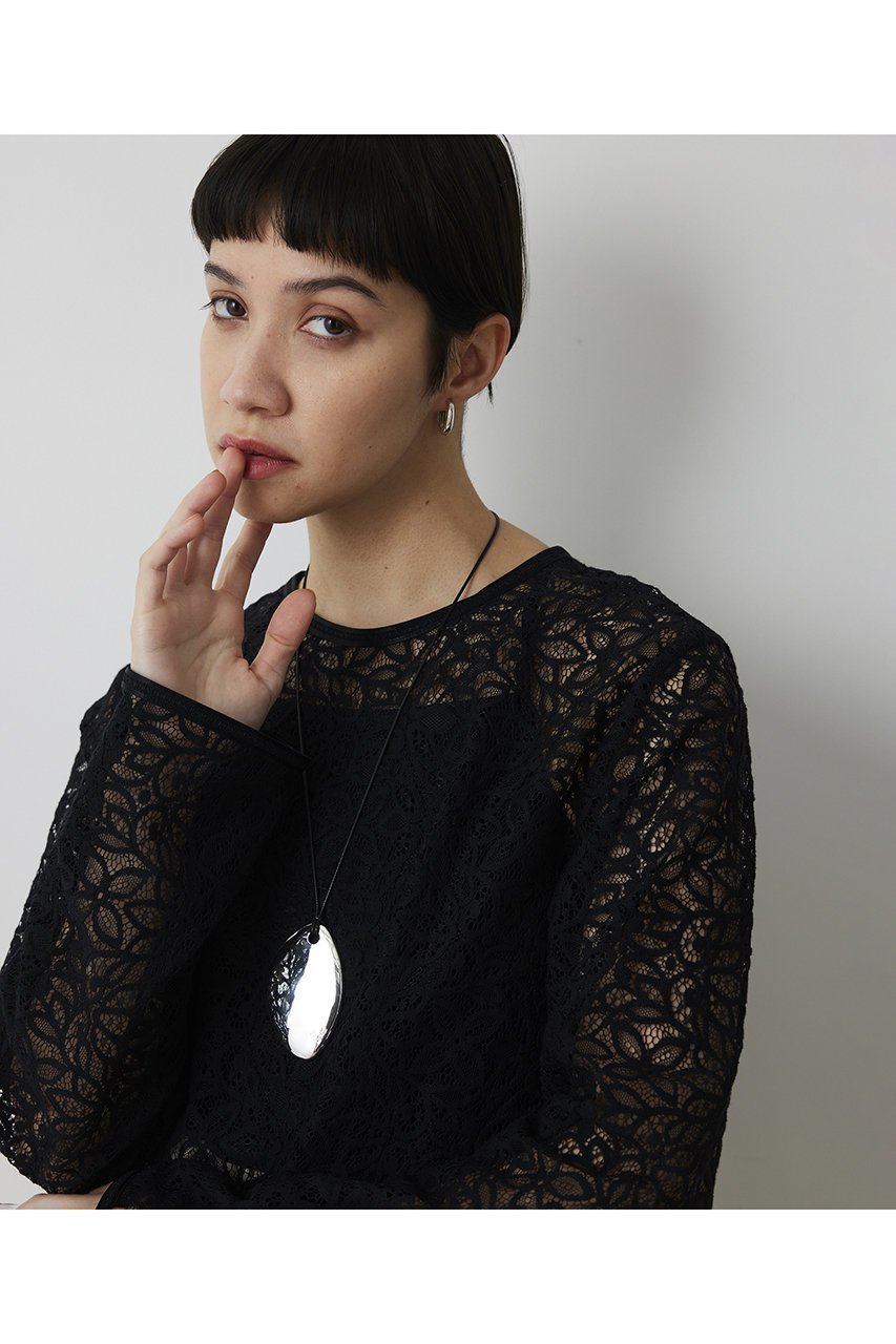 【ウィムガゼット/Whim Gazette】の【THE PAUSE】ボタニカルレースブラウス 人気、トレンドファッション・服の通販 founy(ファニー) ファッション Fashion レディースファッション Fashion for Women トップス・カットソー Cut & Sew Tops シャツ・ブラウス・オフィスカジュアル Elegant Blouses & Button-Ups おすすめ Recommended / Our Picks スリーブ Sleeve, Long Sleeve / Short Sleeve バランス Balance, Style Balance ボタニカル Botanical, Floral Pattern レース Lace, Lace Fabric ロング Long, Long-Length エレガント 上品 Elegant other-5|ID: prp329100004901733 ipo3291000000036680751