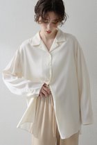 【ウィムガゼット/Whim Gazette】の【THE PAUSE】フィブリルリラックスシャツ オフホワイト|ID: prp329100004901734 ipo3291000000036950498