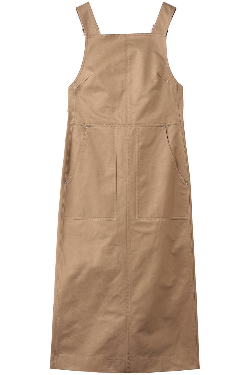 【ブラミンク/BLAMINK】のサロペットワンピース インテリア・キッズ・メンズ・レディースファッション・服の通販 founy(ファニー) 　ファッション　Fashion　レディースファッション　Fashion for Women　ワンピース　Dresses　チュニック　Tunic Tops & Dresses　サロペット&オールインワン　Dungarees & Jumpsuit Styles　チュニック　Tunic, Long Top　ワーク　Workwear, Utility Style　エレガント 上品　Elegant　ベージュ|ID: prp329100004901740 ipo3291000000036680803