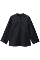 【ブラミンク/BLAMINK】のクルーネックロングスリーブブラウス 人気、トレンドファッション・服の通販 founy(ファニー) ファッション Fashion レディースファッション Fashion for Women トップス・カットソー Cut & Sew Tops シャツ・ブラウス・オフィスカジュアル Elegant Blouses & Button-Ups サテン Satin, Glossy Fabric シルク Silk, 100% Silk シンプル Simple, Minimal スリーブ Sleeve, Long Sleeve / Short Sleeve ボトム Bottoms, Lower Wear ロング Long, Long-Length エレガント 上品 Elegant thumbnail ネイビー|ID: prp329100004901742 ipo3291000000036680816