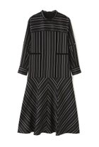 【アドーア/ADORE】のマルチストライプジャガードワンピース 人気、トレンドファッション・服の通販 founy(ファニー) ファッション Fashion レディースファッション Fashion for Women ワンピース Dresses チュニック Tunic Tops & Dresses ジャカード／ジャガード Jacquard, Woven Pattern ストライプ Stripe, Striped Pattern チュニック Tunic, Long Top ボーダー Border, Stripe レース Lace, Lace Fabric ロング Long, Long-Length エレガント 上品 Elegant thumbnail ブラック|ID: prp329100004901743 ipo3291000000036680822