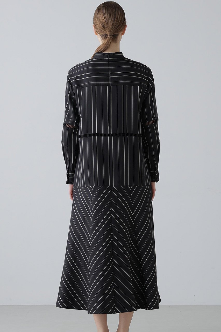 【アドーア/ADORE】のマルチストライプジャガードワンピース 人気、トレンドファッション・服の通販 founy(ファニー) 　ファッション　Fashion　レディースファッション　Fashion for Women　ワンピース　Dresses　チュニック　Tunic Tops & Dresses　ジャカード／ジャガード　Jacquard, Woven Pattern　ストライプ　Stripe, Striped Pattern　チュニック　Tunic, Long Top　ボーダー　Border, Stripe　レース　Lace, Lace Fabric　ロング　Long, Long-Length　エレガント 上品　Elegant　other-5|ID: prp329100004901743 ipo3291000000036680826