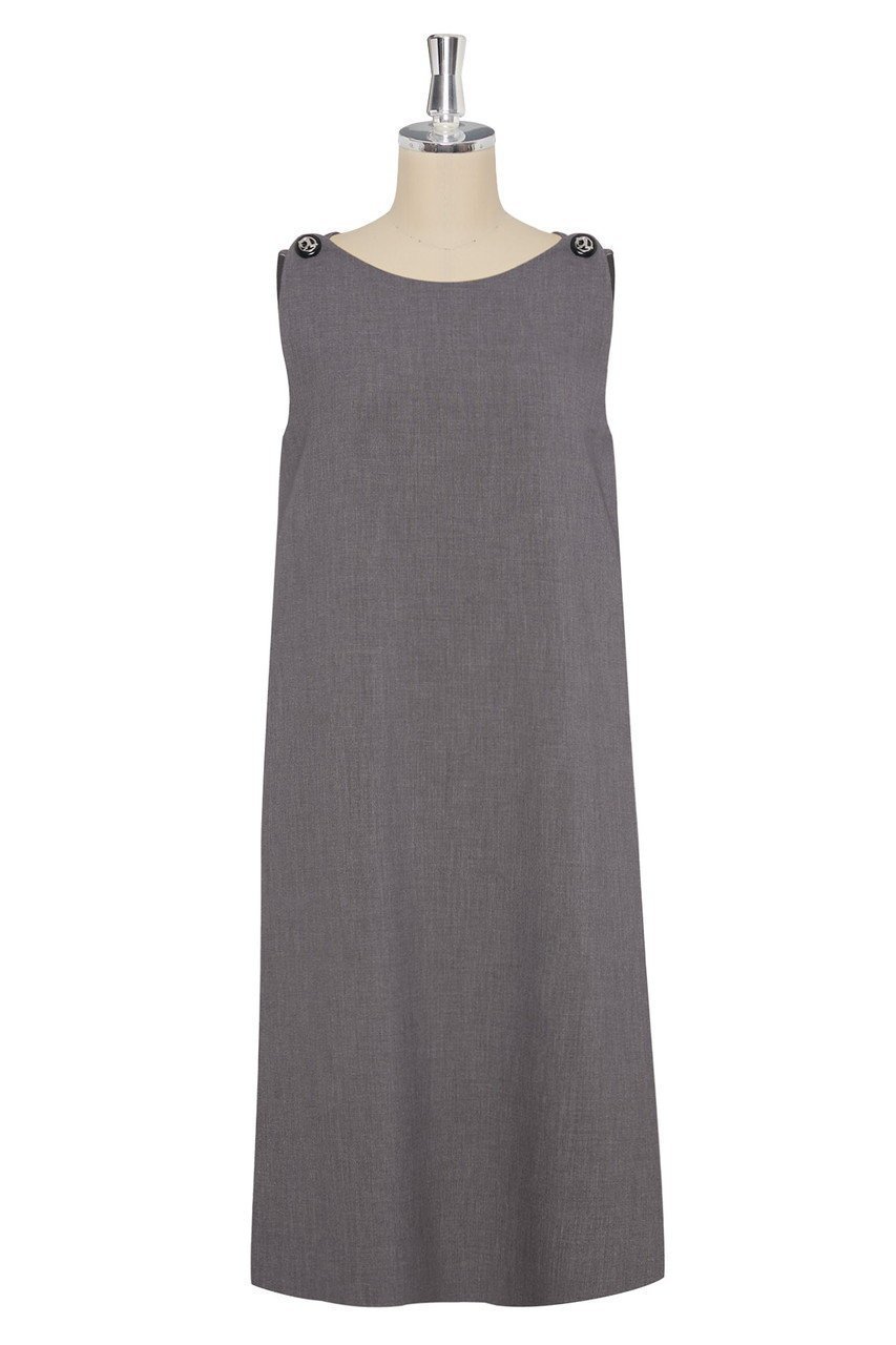 【デイジーリン/DAISY LIN】のTulip Dress インテリア・キッズ・メンズ・レディースファッション・服の通販 founy(ファニー) 　ファッション　Fashion　レディースファッション　Fashion for Women　ワンピース　Dresses　フォーマル・パーティードレス・結婚式用ドレス　Elegant & Casual Dresses　チュニック　Tunic Tops & Dresses　アンティーク　Antique-Inspired　ウォッシャブル　Machine Washable　カッティング　Cutting Detail　シンプル　Simple, Minimal　タートルネック　Turtleneck, High Neck　チュニック　Tunic, Long Top　パターン　Pattern, Design Print　グレー|ID: prp329100004901746 ipo3291000000036680851