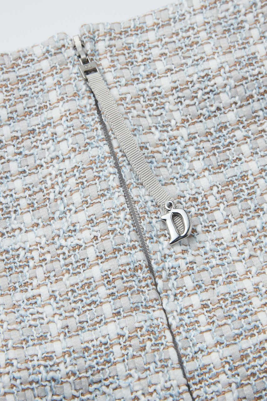 【デイジーリン/DAISY LIN】のWashable Tweed “Elegant Puff Dress” 人気、トレンドファッション・服の通販 founy(ファニー) 　ファッション　Fashion　レディースファッション　Fashion for Women　ワンピース　Dresses　フォーマル・パーティードレス・結婚式用ドレス　Elegant & Casual Dresses　チュニック　Tunic Tops & Dresses　エレガント 上品　Elegant　洗える　Machine Washable　クラシック　Classic, Timeless Style　スリーブ　Sleeve, Long Sleeve / Short Sleeve　チュニック　Tunic, Long Top　ツイード　Twill, Twill Weave　定番　Standard, Basic Item　フリンジ　Fringe, Tassel　ボックス　Boxy, Box Shape　リラックス　Relax, Relaxed Fit　other-4|ID: prp329100004901748 ipo3291000000036680874