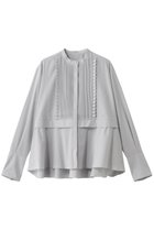 【マリリンムーン/MARILYN MOON】のタックフリル フレアシャツ アイスグレー|ID: prp329100004901749 ipo3291000000036865772