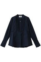 【マリリンムーン/MARILYN MOON】の【SOI-MeME】ピンタックブザムエンブロイダリーブラウス ネイビー|ID: prp329100004901750 ipo3291000000036865784