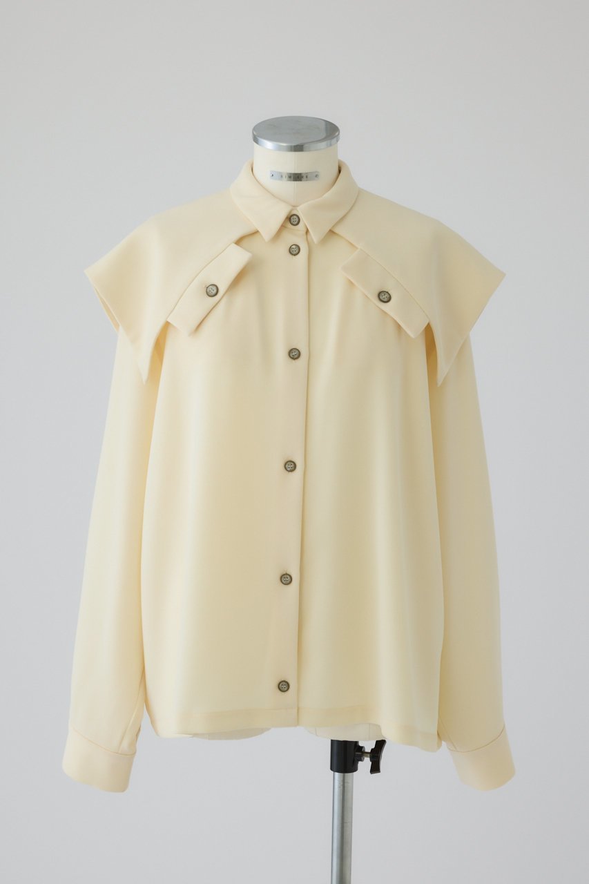 【リムアーク/RIM.ARK】のFlap design JK like SH/シャツ 人気、トレンドファッション・服の通販 founy(ファニー) 　ファッション　Fashion　レディースファッション　Fashion for Women　トップス・カットソー　Cut & Sew Tops　シャツ・ブラウス・オフィスカジュアル　Elegant Blouses & Button-Ups　おすすめ　Recommended / Our Picks　ジャケット　Jacket, Outerwear　ストレッチ　Stretch, Stretchy Fabric　スリーブ　Sleeve, Long Sleeve / Short Sleeve　セットアップ　Set-Up, Coordinated Outfit　フラップ　Flap, Flap Pocket　フロント　Front, Front Design　マニッシュ　Mannish, Boyish　ロング　Long, Long-Length　 other-1|ID: prp329100004901758 ipo3291000000036680979