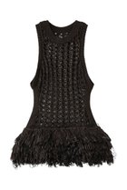 【メゾンスペシャル/MAISON SPECIAL】のFringe Mesh Vest/フリンジメッシュベスト 人気、トレンドファッション・服の通販 founy(ファニー) ファッション Fashion レディースファッション Fashion for Women アウター Coat / Outerwear Collection トップス・カットソー Cut & Sew Tops キャミソール&ノースリーブ Camisoles & Sleeveless Tops シャツ・ブラウス・オフィスカジュアル Elegant Blouses & Button-Ups ベスト&ジレ / 重ね着スタイル Vests & Gilets インナー Innerwear クロシェ Crochet, Knitted Lace シアー Sheer, See-Through 手編み Hand-Knitted, Handmade Knit ノースリーブ Sleeveless, No-Sleeve フリンジ Fringe, Tassel ベスト Vest, Waistcoat メッシュ Mesh, Net Fabric おすすめ Recommended / Our Picks thumbnail BRN(ブラウン)|ID: prp329100004901765 ipo3291000000036681053