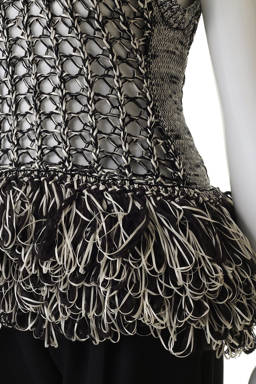 【メゾンスペシャル/MAISON SPECIAL】のFringe Mesh Vest/フリンジメッシュベスト 人気、トレンドファッション・服の通販 founy(ファニー) 　ファッション　Fashion　レディースファッション　Fashion for Women　アウター　Coat / Outerwear Collection　トップス・カットソー　Cut & Sew Tops　キャミソール&ノースリーブ　Camisoles & Sleeveless Tops　シャツ・ブラウス・オフィスカジュアル　Elegant Blouses & Button-Ups　ベスト&ジレ / 重ね着スタイル　Vests & Gilets　インナー　Innerwear　クロシェ　Crochet, Knitted Lace　シアー　Sheer, See-Through　手編み　Hand-Knitted, Handmade Knit　ノースリーブ　Sleeveless, No-Sleeve　フリンジ　Fringe, Tassel　ベスト　Vest, Waistcoat　メッシュ　Mesh, Net Fabric　おすすめ　Recommended / Our Picks　other-5|ID: prp329100004901765 ipo3291000000036711746