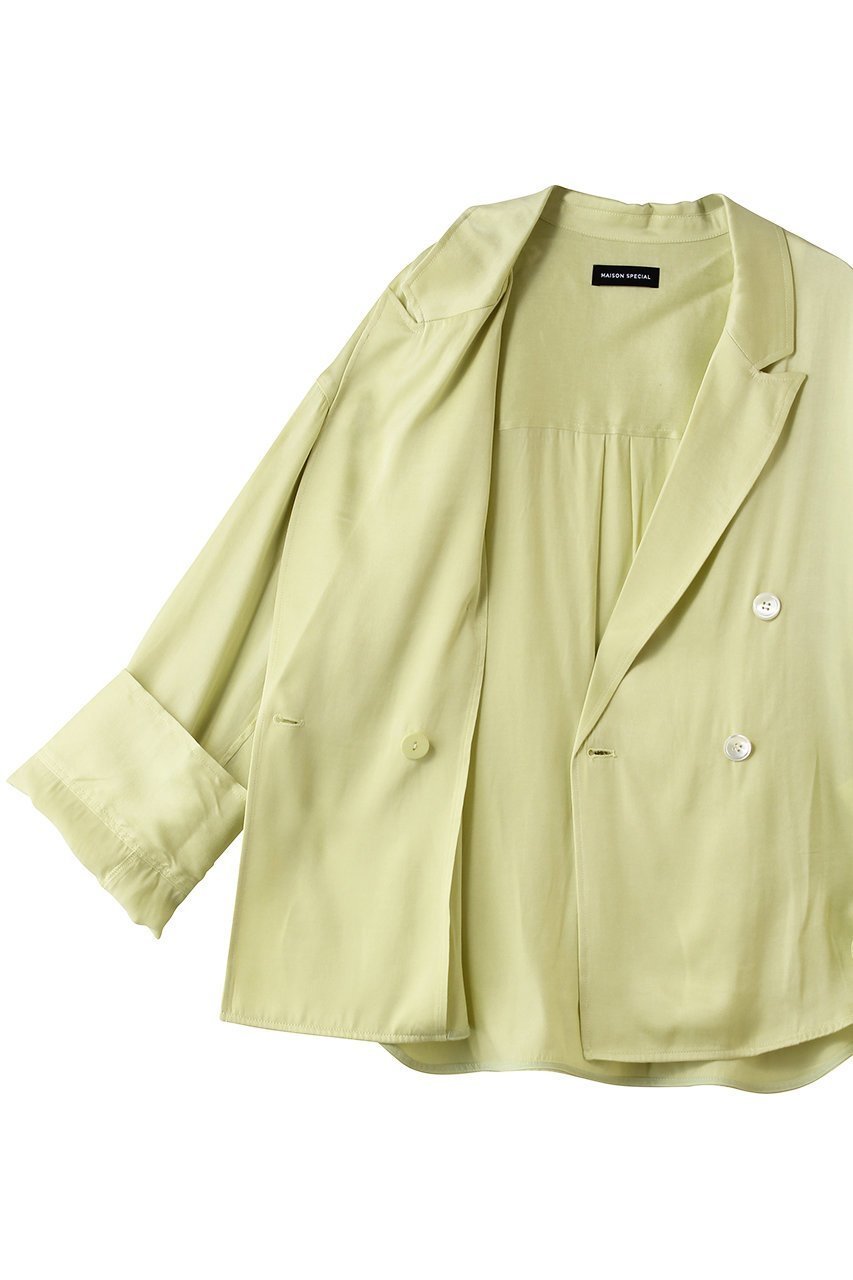 【メゾンスペシャル/MAISON SPECIAL】のJacket-Like Loose Shirt/ジャケットライクルーズシャツ 人気、トレンドファッション・服の通販 founy(ファニー) 　ファッション　Fashion　レディースファッション　Fashion for Women　アウター　Coat / Outerwear Collection　レディースジャケット・軽アウター　Jackets　トップス・カットソー　Cut & Sew Tops　ジャケット　Jacket, Outerwear　スリーブ　Sleeve, Long Sleeve / Short Sleeve　ロング　Long, Long-Length　other-6|ID: prp329100004901767 ipo3291000000036681080