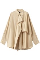 【メゾンスペシャル/MAISON SPECIAL】のAsymmetrical drape shirt/アシンメトリードレープシャツ YEL(イエロー)|ID: prp329100004901768 ipo3291000000036908769
