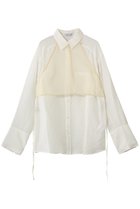 【メゾンスペシャル/MAISON SPECIAL】のSheer Bustier Combi Shorts/シアービスチェコンビシャツ WHT(ホワイト)|ID: prp329100004901770 ipo3291000000036681109