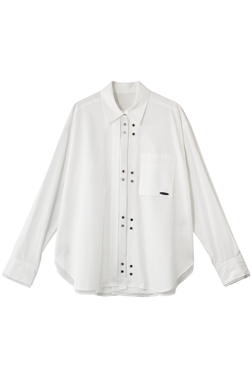 【メゾンスペシャル/MAISON SPECIAL】のSheer Shirt/シースルーシャツ インテリア・キッズ・メンズ・レディースファッション・服の通販 founy(ファニー) 　ファッション　Fashion　レディースファッション　Fashion for Women　トップス・カットソー　Cut & Sew Tops　シャツ・ブラウス・オフィスカジュアル　Elegant Blouses & Button-Ups　オーガンジー　Organza Fabric　春　Spring　クラシック　Classic, Timeless Style　シアー　Sheer, See-Through　シンプル　Simple, Minimal　スポーティ　Sporty, Casual Athletic　スリーブ　Sleeve, Long Sleeve / Short Sleeve　ロング　Long, Long-Length　ワイド　Wide, Wide Fit　WHT(ホワイト)|ID: prp329100004901772 ipo3291000000036681143