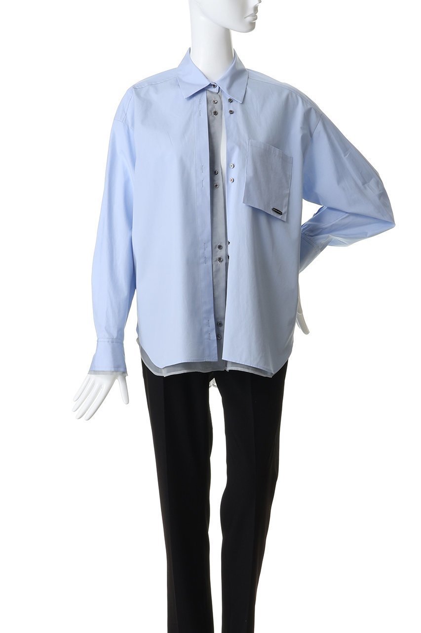 【メゾンスペシャル/MAISON SPECIAL】のSheer Shirt/シースルーシャツ 人気、トレンドファッション・服の通販 founy(ファニー) 　ファッション　Fashion　レディースファッション　Fashion for Women　トップス・カットソー　Cut & Sew Tops　シャツ・ブラウス・オフィスカジュアル　Elegant Blouses & Button-Ups　オーガンジー　Organza Fabric　春　Spring　クラシック　Classic, Timeless Style　シアー　Sheer, See-Through　シンプル　Simple, Minimal　スポーティ　Sporty, Casual Athletic　スリーブ　Sleeve, Long Sleeve / Short Sleeve　ロング　Long, Long-Length　ワイド　Wide, Wide Fit　other-2|ID: prp329100004901772 ipo3291000000036711776