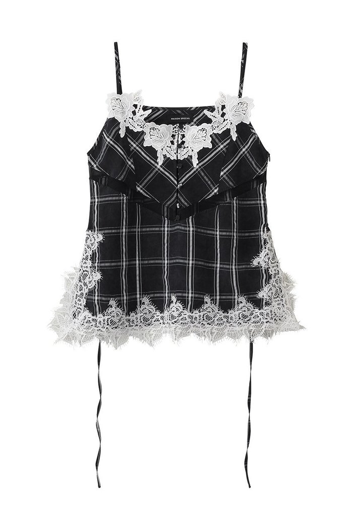 【メゾンスペシャル/MAISON SPECIAL】のLingerie Camisole/ランジェリーキャミ インテリア・キッズ・メンズ・レディースファッション・服の通販 founy(ファニー) https://founy.com/ ファッション Fashion レディースファッション Fashion for Women 下着・ランジェリー Lingerie & Intimates その他ランジェリー・インナーアイテム Other Lingerie / Intimates トップス・カットソー Cut & Sew Tops とろみ Fluid, Flowy Fabric キャミソール Camisole, Spaghetti Strap Top ジャケット Jacket, Outerwear タンク Tank Top, Sleeveless Top ランジェリー Lingerie, Intimate Wear レース Lace, Lace Fabric |ID: prp329100004901774 ipo3291000000036681161