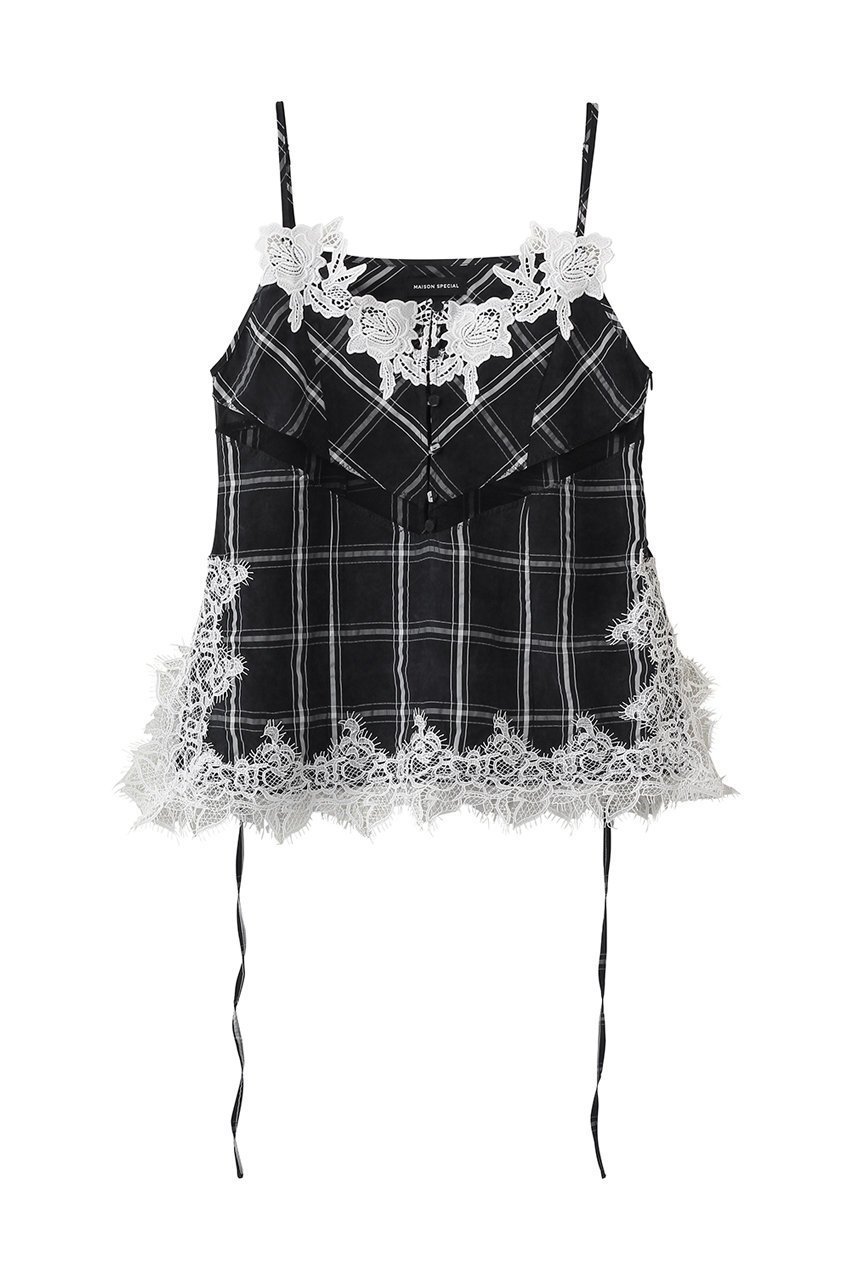 【メゾンスペシャル/MAISON SPECIAL】のLingerie Camisole/ランジェリーキャミ 人気、トレンドファッション・服の通販 founy(ファニー) ファッション Fashion レディースファッション Fashion for Women 下着・ランジェリー Lingerie & Intimates その他ランジェリー・インナーアイテム Other Lingerie / Intimates トップス・カットソー Cut & Sew Tops とろみ Fluid, Flowy Fabric キャミソール Camisole, Spaghetti Strap Top ジャケット Jacket, Outerwear タンク Tank Top, Sleeveless Top ランジェリー Lingerie, Intimate Wear レース Lace, Lace Fabric other-1|ID: prp329100004901774 ipo3291000000036681161