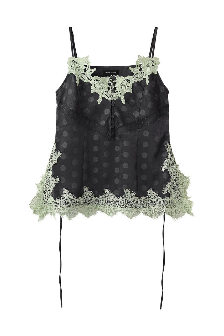 【メゾンスペシャル/MAISON SPECIAL】のLingerie Camisole/ランジェリーキャミ インテリア・キッズ・メンズ・レディースファッション・服の通販 founy(ファニー) ファッション Fashion レディースファッション Fashion for Women 下着・ランジェリー Lingerie & Intimates その他ランジェリー・インナーアイテム Other Lingerie / Intimates トップス・カットソー Cut & Sew Tops とろみ Fluid, Flowy Fabric キャミソール Camisole, Spaghetti Strap Top ジャケット Jacket, Outerwear タンク Tank Top, Sleeveless Top ランジェリー Lingerie, Intimate Wear レース Lace, Lace Fabric C.GRY(チャコールグレー)|ID: prp329100004901774 ipo3291000000036681163