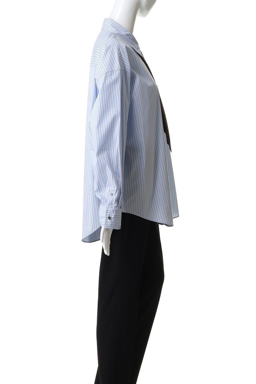 【メゾンスペシャル/MAISON SPECIAL】のStriped Neck Tie Shirt/ストライプネクタイシャツ 人気、トレンドファッション・服の通販 founy(ファニー) ファッション Fashion レディースファッション Fashion for Women トップス・カットソー Cut & Sew Tops シャツ・ブラウス・オフィスカジュアル Elegant Blouses & Button-Ups おすすめ Recommended / Our Picks カーゴパンツ Cargo Pants, Utility Pants スラックス Slacks, Dress Pants スリット Slit, Slit Detail スリーブ Sleeve, Long Sleeve / Short Sleeve デニム Denim, Jeans Material バランス Balance, Style Balance ロング Long, Long-Length other-3|ID: prp329100004901775 ipo3291000000036711787