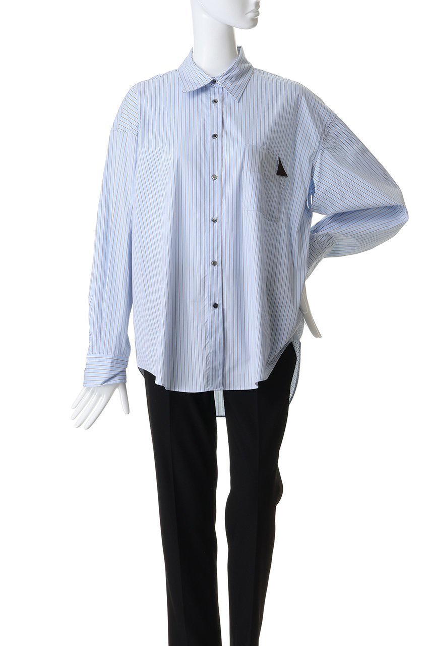 【メゾンスペシャル/MAISON SPECIAL】のStriped Neck Tie Shirt/ストライプネクタイシャツ 人気、トレンドファッション・服の通販 founy(ファニー) ファッション Fashion レディースファッション Fashion for Women トップス・カットソー Cut & Sew Tops シャツ・ブラウス・オフィスカジュアル Elegant Blouses & Button-Ups おすすめ Recommended / Our Picks カーゴパンツ Cargo Pants, Utility Pants スラックス Slacks, Dress Pants スリット Slit, Slit Detail スリーブ Sleeve, Long Sleeve / Short Sleeve デニム Denim, Jeans Material バランス Balance, Style Balance ロング Long, Long-Length other-6|ID: prp329100004901775 ipo3291000000036711790