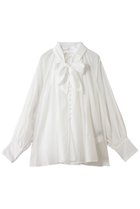 【メゾンスペシャル/MAISON SPECIAL】のV-neck voluminous blouse/タイ付Vネックボリュームブラウス WHT(ホワイト)|ID: prp329100004901782 ipo3291000000036681246