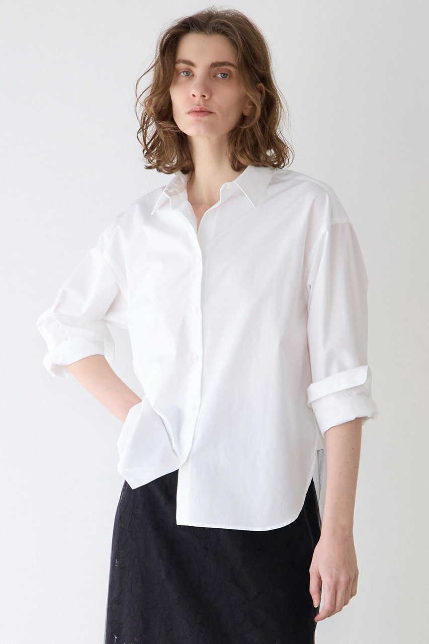 【マルティニーク/martinique】のESSENTIAL レギュラーシャツ 大人の最旬トレンドファッション＆コーディネート founy(ファウニー) 　ファッション　Fashion　レディースファッション　Fashion for Women　トップス・カットソー　Cut & Sew Tops　シャツ・ブラウス・オフィスカジュアル　Elegant Blouses & Button-Ups　インナー　Innerwear　コンパクト　Compact, Small Size　スタンダード　Standard, Basic　スリーブ　Sleeve, Long Sleeve / Short Sleeve　バランス　Balance, Style Balance　レギュラー　Regular, Standard Fit　ロング　Long, Long-Length　 other-1|ID: prp329100004901790 ipo3291000000036681312