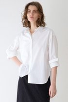 【マルティニーク/martinique】のESSENTIAL レギュラーシャツ 大人の最旬トレンドファッション＆コーディネート founy(ファウニー) ファッション Fashion レディースファッション Fashion for Women トップス・カットソー Cut & Sew Tops シャツ・ブラウス・オフィスカジュアル Elegant Blouses & Button-Ups インナー Innerwear コンパクト Compact, Small Size スタンダード Standard, Basic スリーブ Sleeve, Long Sleeve / Short Sleeve バランス Balance, Style Balance レギュラー Regular, Standard Fit ロング Long, Long-Length thumbnail ホワイト|ID: prp329100004901790 ipo3291000000036681313