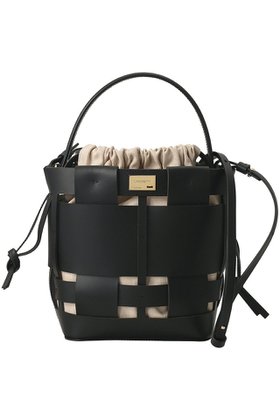 【ザンチェッティ/ZANCHETTI】のWOVEN BUCKET SMALL 人気、トレンドファッション・服の通販 founy(ファニー) ファッション Fashion レディースファッション Fashion for Women バッグ Bags バスケット Basket, Basket Bag メッシュ Mesh, Net Fabric ランダム Random, Irregular エレガント 上品 Elegant 巾着 Drawstring Bag, Kinchaku 春 Spring |ID:prp329100004901793