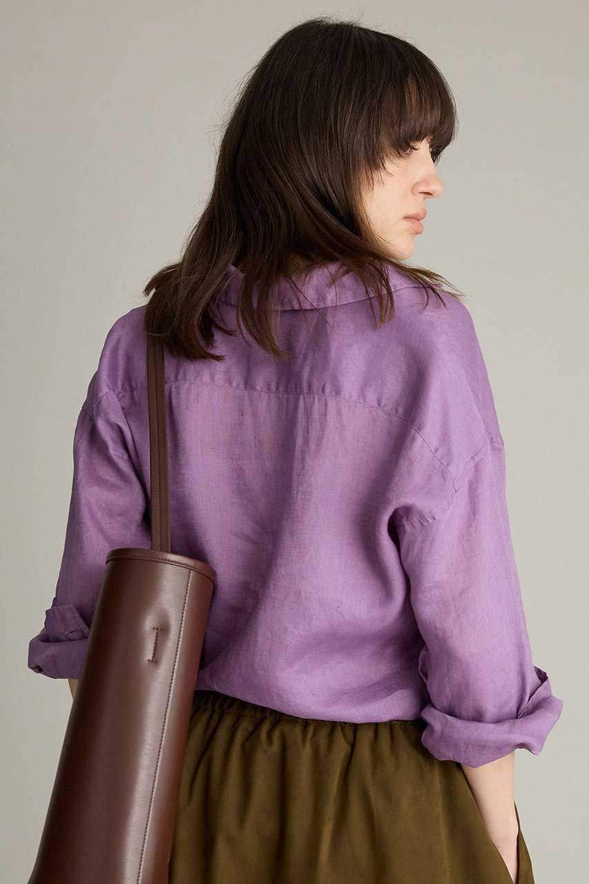 【ブリル/BRILL】のリネンスキッパーシャツ 大人の最旬トレンドファッション＆コーディネート founy(ファウニー) 　ファッション　Fashion　レディースファッション　Fashion for Women　トップス・カットソー　Cut & Sew Tops　シャツ・ブラウス・オフィスカジュアル　Elegant Blouses & Button-Ups　スリーブ　Sleeve, Long Sleeve / Short Sleeve　ポケット　Pocket, Pocket Detail　リネン　Linen, Linen Fabric　ロング　Long, Long-Length　other-4|ID: prp329100004901802 ipo3291000000036681900
