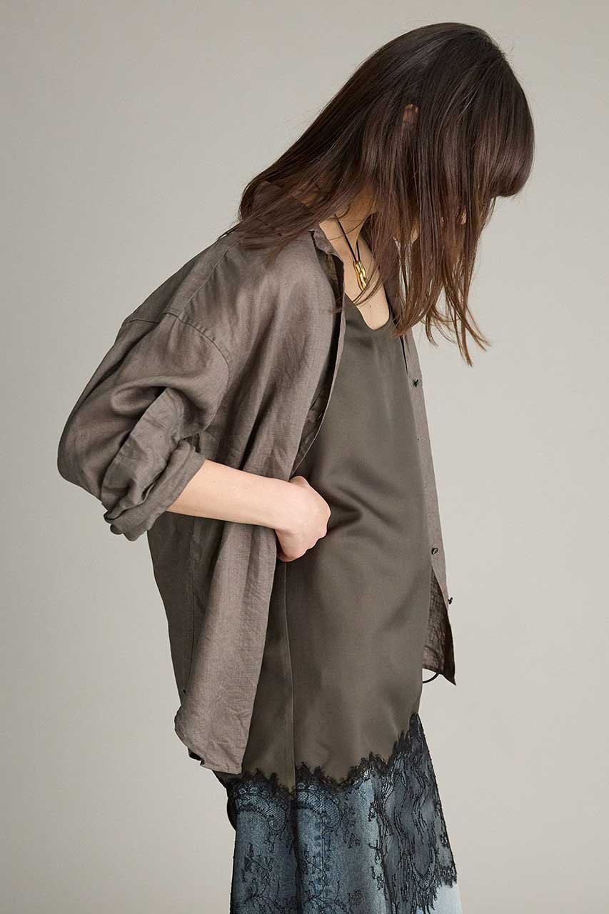 【ブリル/BRILL】のリネンスキッパーシャツ 人気、トレンドファッション・服の通販 founy(ファニー) ファッション Fashion レディースファッション Fashion for Women トップス・カットソー Cut & Sew Tops シャツ・ブラウス・オフィスカジュアル Elegant Blouses & Button-Ups スリーブ Sleeve, Long Sleeve / Short Sleeve ポケット Pocket, Pocket Detail リネン Linen, Linen Fabric ロング Long, Long-Length other-5|ID: prp329100004901802 ipo3291000000036711892