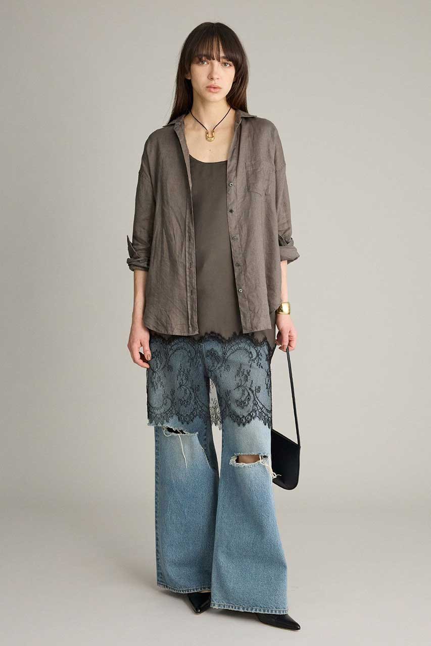 【ブリル/BRILL】のリネンスキッパーシャツ 人気、トレンドファッション・服の通販 founy(ファニー) ファッション Fashion レディースファッション Fashion for Women トップス・カットソー Cut & Sew Tops シャツ・ブラウス・オフィスカジュアル Elegant Blouses & Button-Ups スリーブ Sleeve, Long Sleeve / Short Sleeve ポケット Pocket, Pocket Detail リネン Linen, Linen Fabric ロング Long, Long-Length other-6|ID: prp329100004901802 ipo3291000000036711893