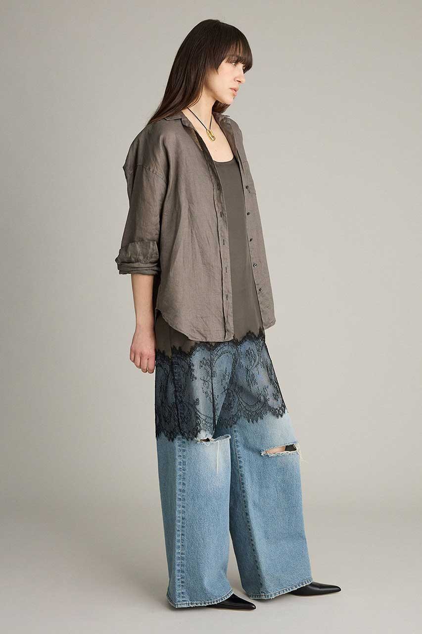 【ブリル/BRILL】のリネンスキッパーシャツ 人気、トレンドファッション・服の通販 founy(ファニー) ファッション Fashion レディースファッション Fashion for Women トップス・カットソー Cut & Sew Tops シャツ・ブラウス・オフィスカジュアル Elegant Blouses & Button-Ups スリーブ Sleeve, Long Sleeve / Short Sleeve ポケット Pocket, Pocket Detail リネン Linen, Linen Fabric ロング Long, Long-Length other-7|ID: prp329100004901802 ipo3291000000036711895