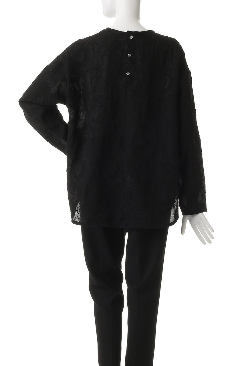 【フローレント/FLORENT】のカットジャカード クルーネック ブラウス 人気、トレンドファッション・服の通販 founy(ファニー) 　ファッション　Fashion　レディースファッション　Fashion for Women　トップス・カットソー　Cut & Sew Tops　シャツ・ブラウス・オフィスカジュアル　Elegant Blouses & Button-Ups　シンプル　Simple, Minimal　ジャカード／ジャガード　Jacquard, Woven Pattern　スリーブ　Sleeve, Long Sleeve / Short Sleeve　ロング　Long, Long-Length　新作・新入荷　New Arrivals / New In　other-4|ID: prp329100004901807 ipo3291000000036681958