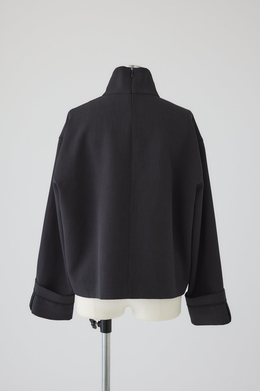 【リムアーク/RIM.ARK】のCuffed sleeve PO/プルオーバー 大人の最旬トレンドファッション＆コーディネート founy(ファウニー) 　ファッション　Fashion　レディースファッション　Fashion for Women　トップス・カットソー　Cut & Sew Tops　シャツ・ブラウス・オフィスカジュアル　Elegant Blouses & Button-Ups　カジュアルプルオーバー・ニットトップス　Pullovers & Knit Tops / Casual Pullovers　カフス　Cuff Design　シンプル　Simple, Minimal　スラックス　Slacks, Dress Pants　スリーブ　Sleeve, Long Sleeve / Short Sleeve　ハイネック　High Neck, Mock Neck　ロング　Long, Long-Length　other-4|ID: prp329100004901826 ipo3291000000036682178