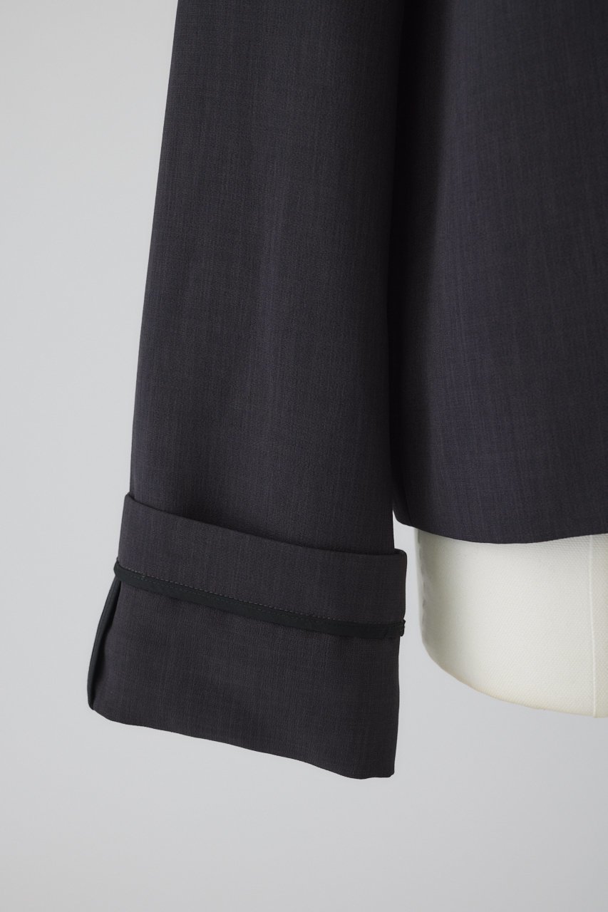 【リムアーク/RIM.ARK】のCuffed sleeve PO/プルオーバー 大人の最旬トレンドファッション＆コーディネート founy(ファウニー) 　ファッション　Fashion　レディースファッション　Fashion for Women　トップス・カットソー　Cut & Sew Tops　シャツ・ブラウス・オフィスカジュアル　Elegant Blouses & Button-Ups　カジュアルプルオーバー・ニットトップス　Pullovers & Knit Tops / Casual Pullovers　カフス　Cuff Design　シンプル　Simple, Minimal　スラックス　Slacks, Dress Pants　スリーブ　Sleeve, Long Sleeve / Short Sleeve　ハイネック　High Neck, Mock Neck　ロング　Long, Long-Length　other-7|ID: prp329100004901826 ipo3291000000036682181