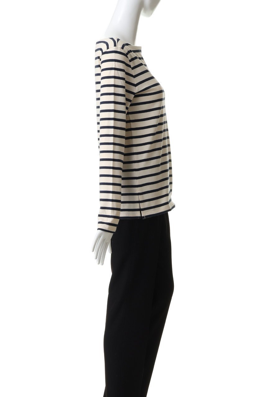 【マックスマーラ/Max Mara】の【Weekend Max Mara】ERASMO ボーダー ボートネックトップス 人気、トレンドファッション・服の通販 founy(ファニー) 　ファッション　Fashion　レディースファッション　Fashion for Women　トップス・カットソー　Cut & Sew Tops　シャツ・ブラウス・オフィスカジュアル　Elegant Blouses & Button-Ups　ロングTシャツ・Tシャツ　Longline T-Shirts & Tees　カットソー・ベーシックTシャツ　Cut-and-Sewn Tops / Stretch Tees & Basics　インナー　Innerwear　ジャケット　Jacket, Outerwear　スリーブ　Sleeve, Long Sleeve / Short Sleeve　デコルテ　Décolleté, Neckline　ボーダー　Border, Stripe　ロング　Long, Long-Length　定番　Standard, Basic Item　other-3|ID: prp329100004901829 ipo3291000000036682202