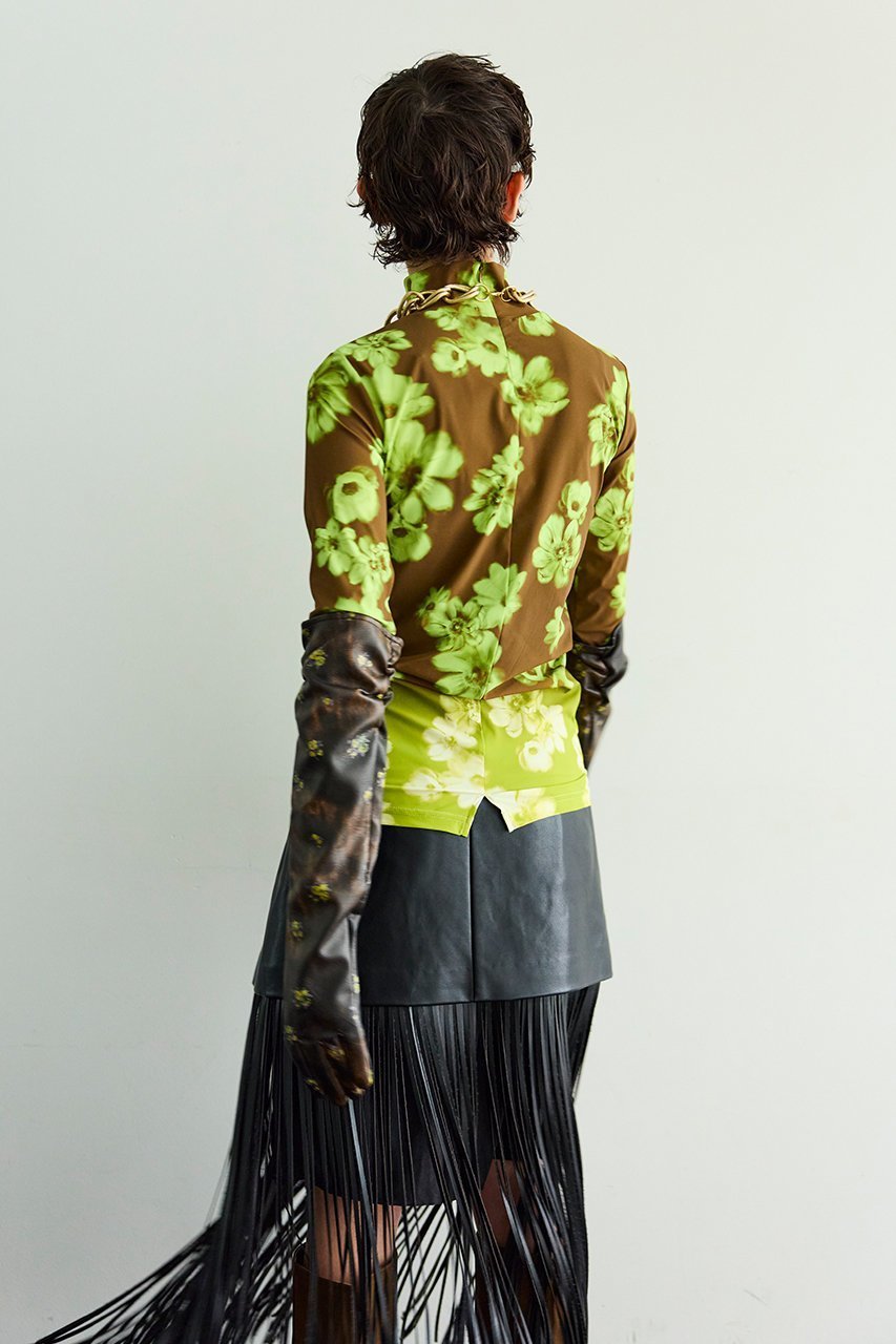 【メゾンスペシャル/MAISON SPECIAL】のGradient Turtle Flower Top/グラデーションタートルフラワートップス 人気、トレンドファッション・服の通販 founy(ファニー) ファッション Fashion レディースファッション Fashion for Women トップス・カットソー Cut & Sew Tops シャツ・ブラウス・オフィスカジュアル Elegant Blouses & Button-Ups ロングTシャツ・Tシャツ Longline T-Shirts & Tees カットソー・ベーシックTシャツ Cut-and-Sewn Tops / Stretch Tees & Basics なめらか Smooth, Silky Texture インナー Innerwear グラデーション Gradient, Ombre ジャケット Jacket, Outerwear スリーブ Sleeve, Long Sleeve / Short Sleeve フィット Fit, Slim Fit ロング Long, Long-Length 冬 Winter / This Winter other-7|ID: prp329100004901845 ipo3291000000036682312