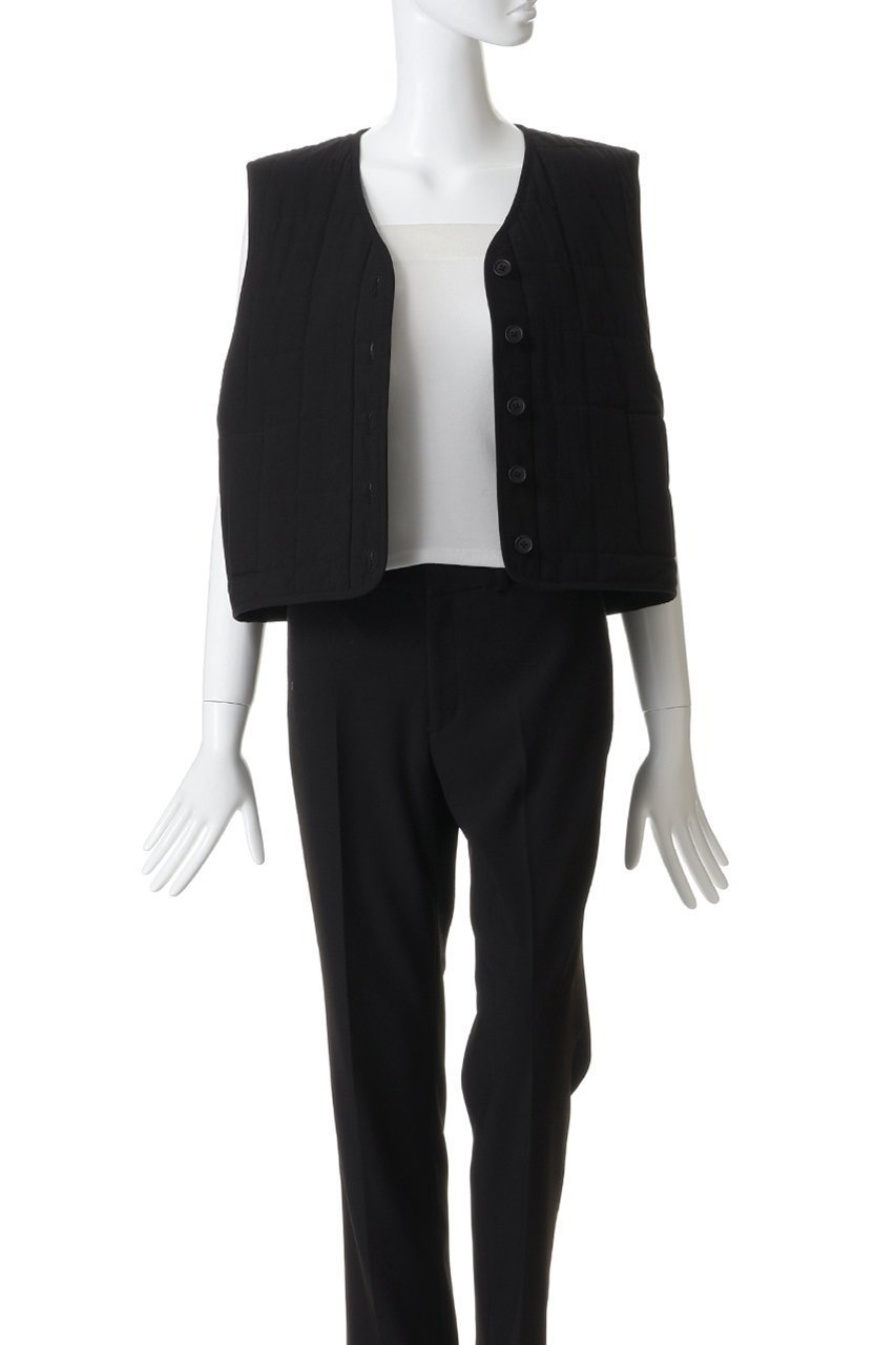 【プレインピープル/PLAIN PEOPLE】のコットンキルティングべスト 人気、トレンドファッション・服の通販 founy(ファニー) 　ファッション　Fashion　レディースファッション　Fashion for Women　アウター　Coat / Outerwear Collection　レディースジャケット・軽アウター　Jackets　キルティング　Quilted, Quilting　キルト　Quilt, Quilted Fabric　コンパクト　Compact, Small Size　ジャケット　Jacket, Outerwear　スクエア　Square, Square Shape　バランス　Balance, Style Balance　ベスト　Vest, Waistcoat　ヴィンテージ　Vintage Style　エレガント 上品　Elegant　other-7|ID: prp329100004901883 ipo3291000000036682635