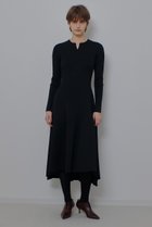 【アルアバイル/allureville】のコンシールフロントマチフレアリブワンピース ブラック|ID: prp329100004901888 ipo3291000000036682693