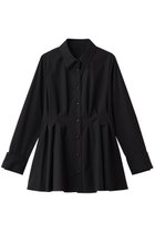 【アルアバイル/allureville】の【LOULOU WILLOUGHBY】タックシェイプシャツ 人気、トレンドファッション・服の通販 founy(ファニー) ファッション Fashion レディースファッション Fashion for Women トップス・カットソー Cut & Sew Tops シャツ・ブラウス・オフィスカジュアル Elegant Blouses & Button-Ups おすすめ Recommended / Our Picks カフス Cuff Design シェイプ Shape, Slim Fit ジャケット Jacket, Outerwear スリーブ Sleeve, Long Sleeve / Short Sleeve チュニック Tunic, Long Top フィット Fit, Slim Fit フレア Flare, Flared ロング Long, Long-Length thumbnail ブラック|ID: prp329100004901889 ipo3291000000036682713