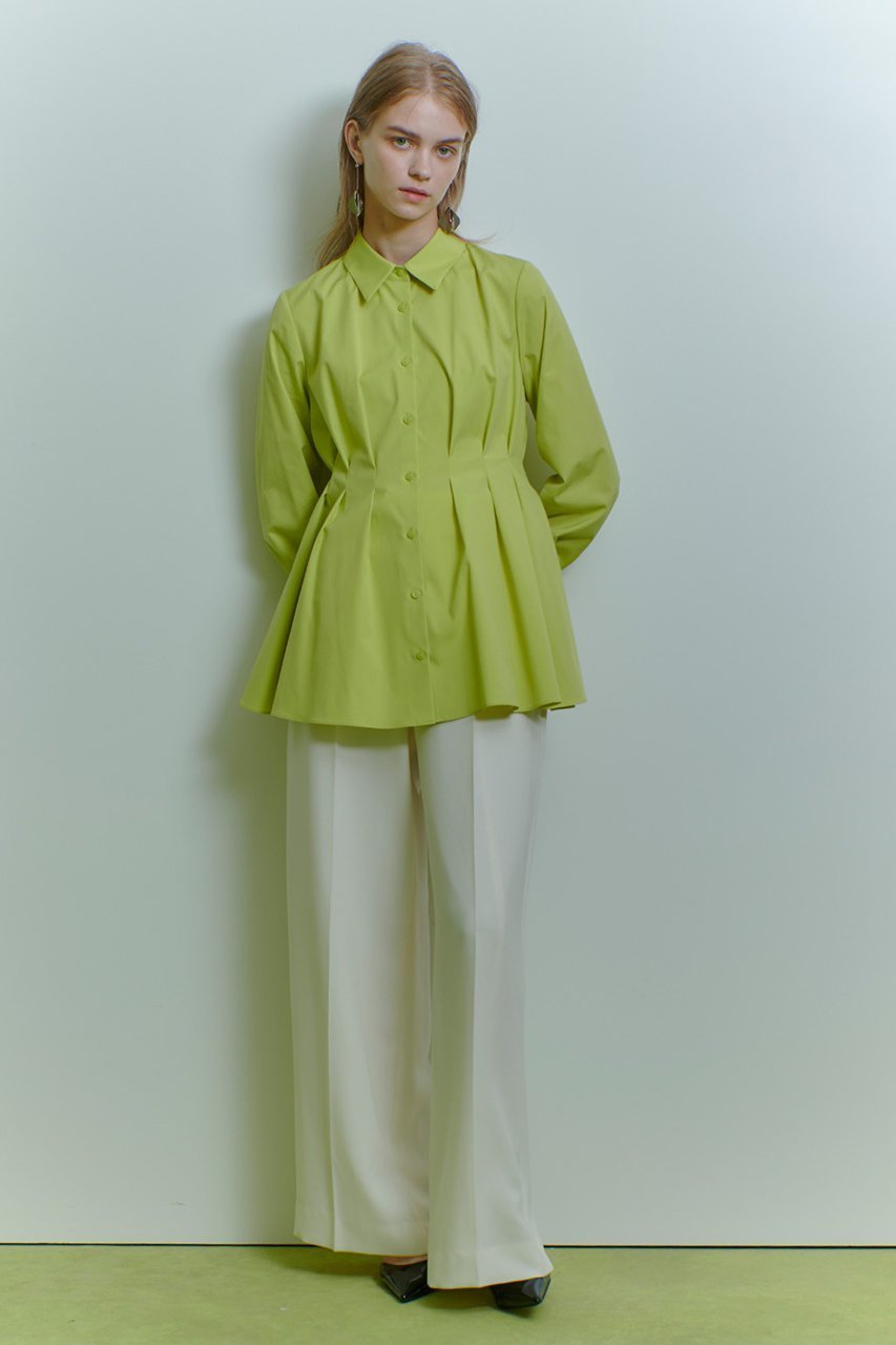 【アルアバイル/allureville】の【LOULOU WILLOUGHBY】タックシェイプシャツ 人気、トレンドファッション・服の通販 founy(ファニー) ファッション Fashion レディースファッション Fashion for Women トップス・カットソー Cut & Sew Tops シャツ・ブラウス・オフィスカジュアル Elegant Blouses & Button-Ups おすすめ Recommended / Our Picks カフス Cuff Design シェイプ Shape, Slim Fit ジャケット Jacket, Outerwear スリーブ Sleeve, Long Sleeve / Short Sleeve チュニック Tunic, Long Top フィット Fit, Slim Fit フレア Flare, Flared ロング Long, Long-Length other-8|ID: prp329100004901889 ipo3291000000036682720