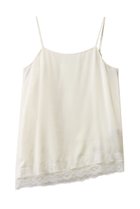 【ハー/HER.】のトリアセレースキャミソール 人気、トレンドファッション・服の通販 founy(ファニー) ファッション Fashion レディースファッション Fashion for Women トップス・カットソー Cut & Sew Tops キャミソール&ノースリーブ Camisoles & Sleeveless Tops シャツ・ブラウス・オフィスカジュアル Elegant Blouses & Button-Ups ロングTシャツ・Tシャツ Longline T-Shirts & Tees カットソー・ベーシックTシャツ Cut-and-Sewn Tops / Stretch Tees & Basics イレギュラーヘム Irregular Hem キャミソール Camisole, Spaghetti Strap Top サテン Satin, Glossy Fabric シルク Silk, 100% Silk シンプル Simple, Minimal タンク Tank Top, Sleeveless Top レース Lace, Lace Fabric エレガント 上品 Elegant thumbnail ホワイト|ID: prp329100004901899 ipo3291000000036682837