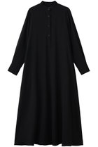 【グラフペーパー/Graphpaper】のSatin Band Collar Dress 人気、トレンドファッション・服の通販 founy(ファニー) ファッション Fashion レディースファッション Fashion for Women ワンピース Dresses フォーマル・パーティードレス・結婚式用ドレス Elegant & Casual Dresses チュニック Tunic Tops & Dresses サテン Satin, Glossy Fabric チュニック Tunic, Long Top ドレス Dress, One-Piece ロング Long, Long-Length thumbnail BLACK|ID: prp329100004901913 ipo3291000000036682967