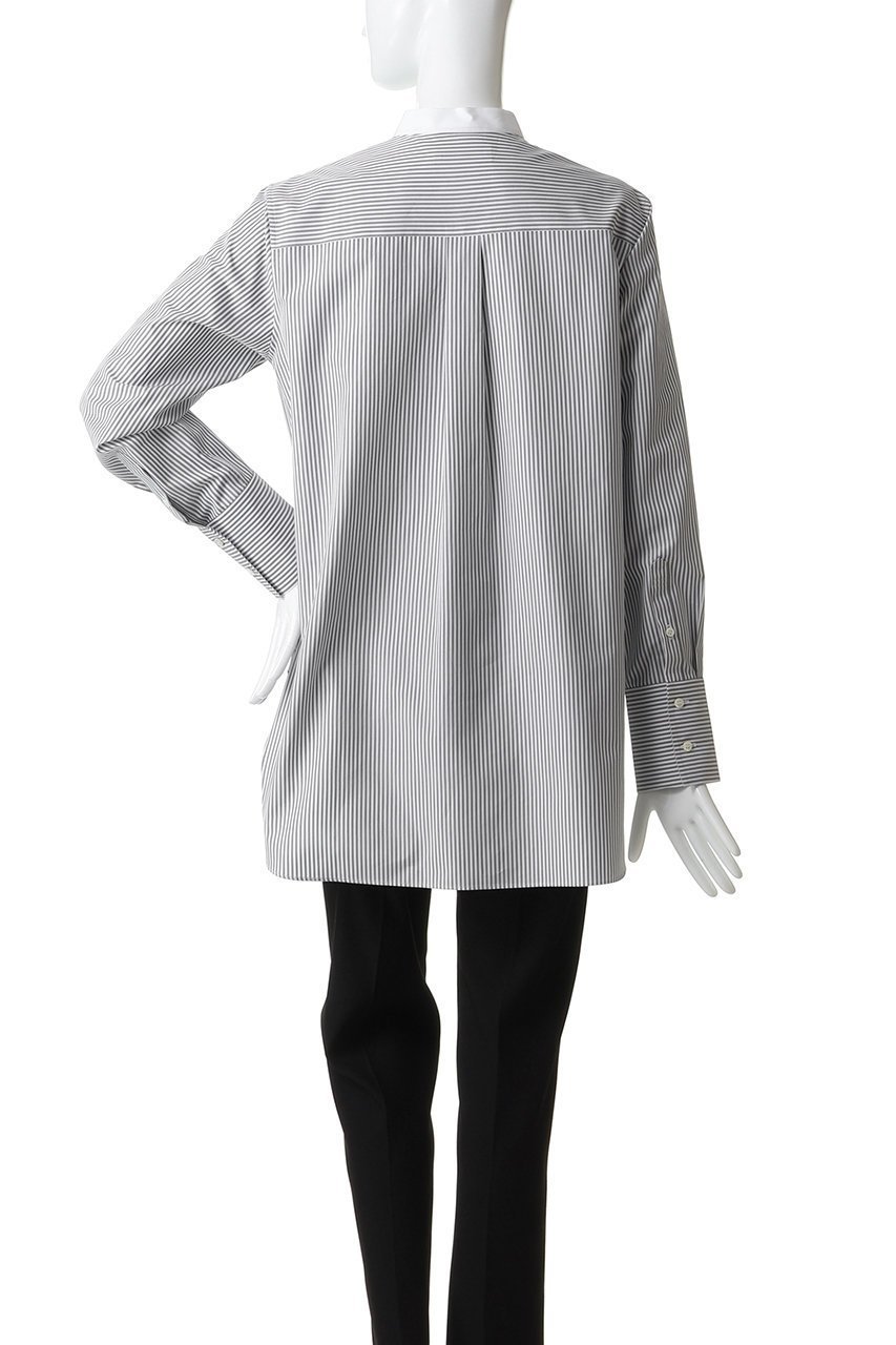 【エブール/ebure】のエッセンシャルコットン クレリックバンドカラーシャツ 人気、トレンドファッション・服の通販 founy(ファニー) ファッション Fashion レディースファッション Fashion for Women トップス・カットソー Cut & Sew Tops シャツ・ブラウス・オフィスカジュアル Elegant Blouses & Button-Ups おすすめ Recommended / Our Picks インナー Innerwear ジャケット Jacket, Outerwear ストライプ Stripe, Striped Pattern スリーブ Sleeve, Long Sleeve / Short Sleeve デニム Denim, Jeans Material ベーシック Basic, Essential ロング Long, Long-Length エレガント 上品 Elegant 定番 Standard, Basic Item other-4|ID: prp329100004901920 ipo3291000000036683027