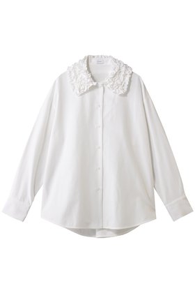 【マノフ/MANOF】のFRILL COLLAR OXFORD SHIRTトップス 人気、トレンドファッション・服の通販 founy(ファニー) ファッション Fashion レディースファッション Fashion for Women トップス・カットソー Cut & Sew Tops シャツ・ブラウス・オフィスカジュアル Elegant Blouses & Button-Ups クラシカル Classical, Vintage-Inspired シンプル Simple, Minimal スラックス Slacks, Dress Pants スリーブ Sleeve, Long Sleeve / Short Sleeve デニム Denim, Jeans Material フリル Frill, Ruffle ロング Long, Long-Length エレガント 上品 Elegant |ID:prp329100004901922