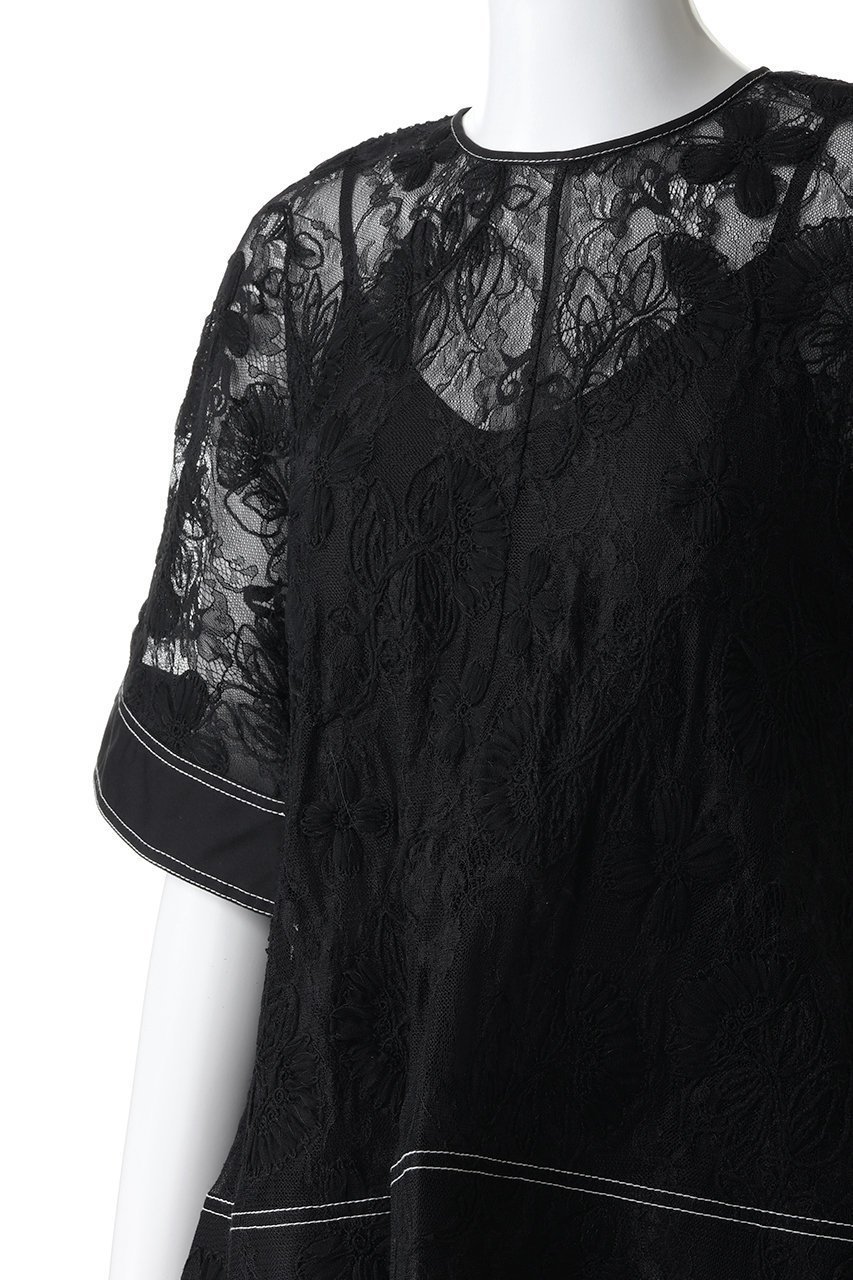 【スリーワン フィリップリム/3.1 Phillip Lim】のフローラル ディメンショナル レース ショートスリーブ フリルトップ 人気、トレンドファッション・服の通販 founy(ファニー) ファッション Fashion レディースファッション Fashion for Women トップス・カットソー Cut & Sew Tops シャツ・ブラウス・オフィスカジュアル Elegant Blouses & Button-Ups インナー Innerwear ショート Short, Short Length スリーブ Sleeve, Long Sleeve / Short Sleeve フィット Fit, Slim Fit フェミニン Feminine, Girly フリル Frill, Ruffle ペプラム Peplum, Flared Hem マニッシュ Mannish, Boyish モダン Modern, Contemporary レース Lace, Lace Fabric other-5|ID: prp329100004901923 ipo3291000000036683050