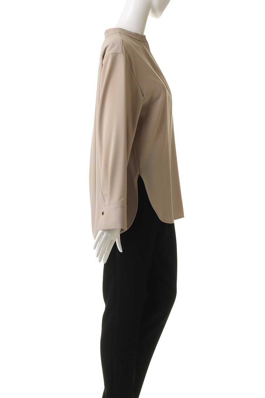 【ベイジ,/BEIGE,】のSPHENE(スフェーン)/スタンドカラープルオーバーブラウス 人気、トレンドファッション・服の通販 founy(ファニー) 　ファッション　Fashion　レディースファッション　Fashion for Women　トップス・カットソー　Cut & Sew Tops　シャツ・ブラウス・オフィスカジュアル　Elegant Blouses & Button-Ups　カジュアルプルオーバー・ニットトップス　Pullovers & Knit Tops / Casual Pullovers　スタンド　Stand Collar, Upright Stand　スリーブ　Sleeve, Long Sleeve / Short Sleeve　ビジネス 仕事 通勤　Business / Work / Commuting　ロング　Long, Long-Length　定番　Standard, Basic Item　other-3|ID: prp329100004901928 ipo3291000000036712034